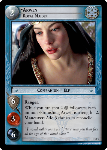 Arwen, Royal Maiden (19P6) Card Image