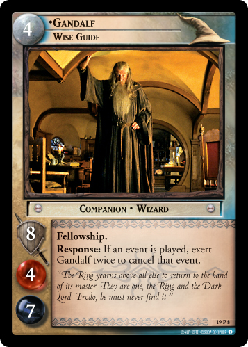 Gandalf, Wise Guide (19P8) Card Image