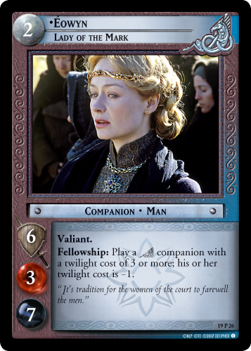 Eowyn, Lady of the Mark (19P26) Card Image