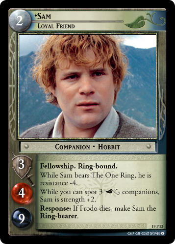 An example of a companion with the Fellowship Keyword.  
