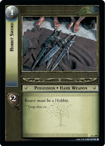 The ubiquitous Hobbit Sword  