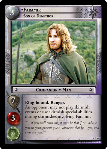 Faramir, Son of Denethor (P) (0P16) Card Image