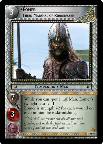 Eomer, Third Marshal of Riddermark (P) (0P45) Card Image