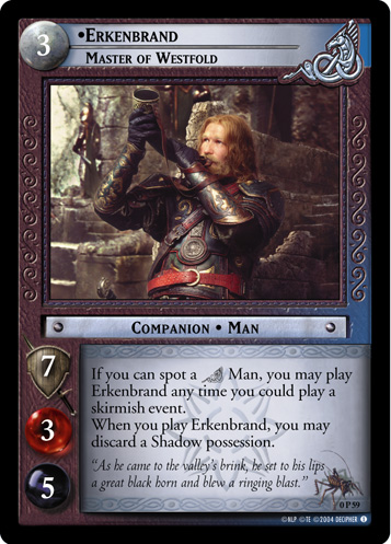 Erkenbrand, Master of Westfold (P) (0P59) Card Image