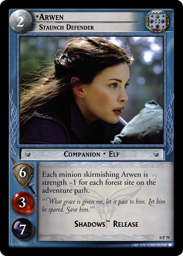Arwen, Staunch Defender (P) (0P79) Card Image