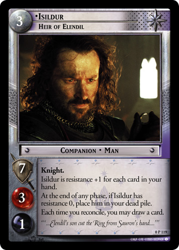 Isildur, Heir of Elendil (P) (0P119) Card Image