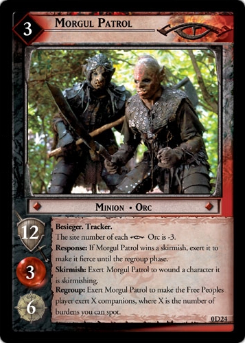 Morgul Patrol (D) (0D24) Card Image