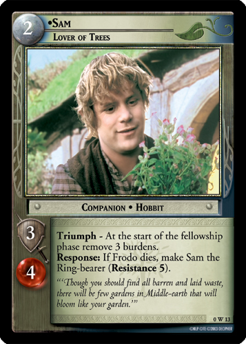 Sam, Lover of Trees (W) (0W13) Card Image