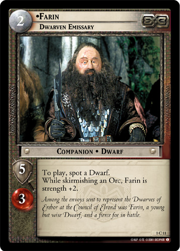 Farin, Dwarven Emissary (1C11) Card Image