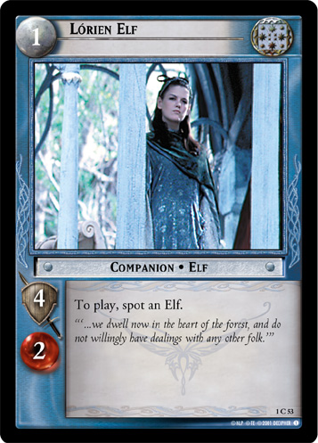 Lorien Elf (1C53) Card Image