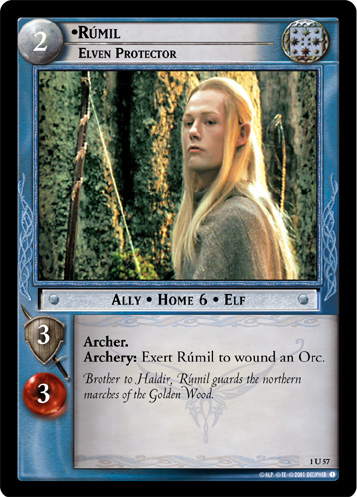 Rumil, Elven Protector (1U57) Card Image