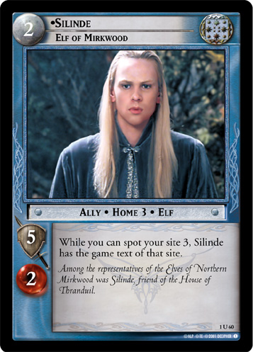 Silinde, Elf of Mirkwood (1U60) Card Image