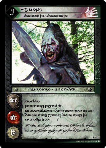 Lurtz, Servant of Isengard (T) (1R127T) Card Image