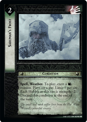 Saruman's Frost (1U135) Card Image