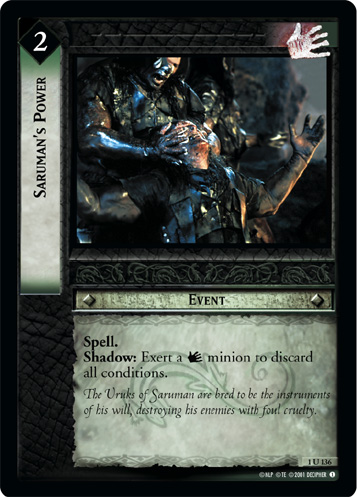 Saruman's Power (1U136) Card Image