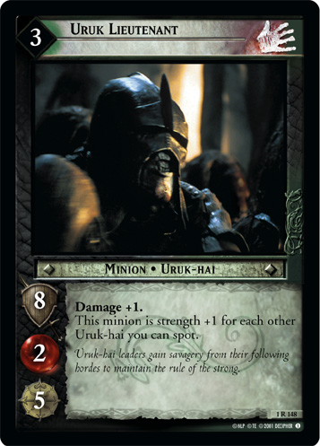 Uruk Lieutenant (1R148) Card Image