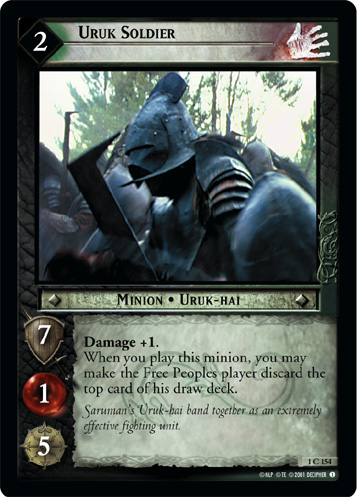 Uruk Soldier (1C154) Card Image