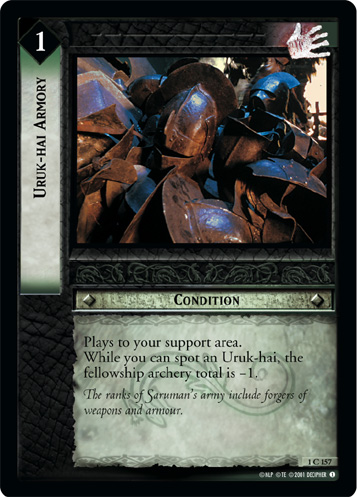 Uruk-hai Armory (1C157) Card Image