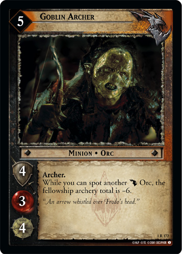 Goblin Archer (1R172) Card Image
