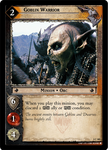 Goblin Warrior (1C185) Card Image