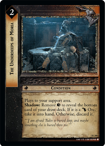 The Underdeeps of Moria (1R200) Card Image
