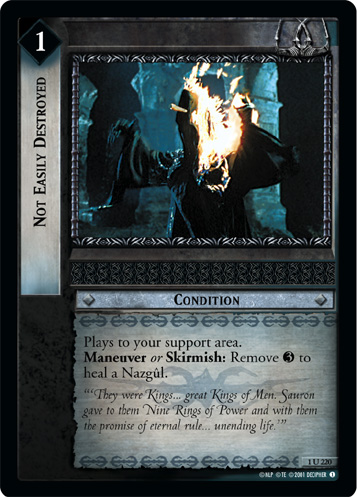 Not Easily Destroyed (1U220) Card Image