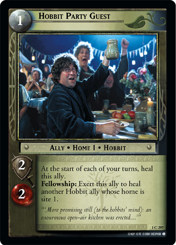 Hobbit Party Guest (1C297) Card Image