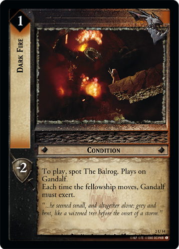 Dark Fire (2U54) Card Image