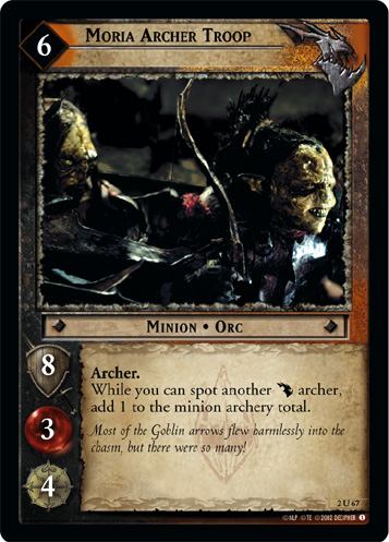 Moria Archer Troop (2U67) Card Image