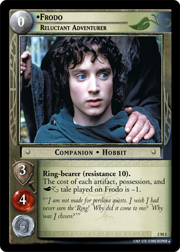 Frodo, Reluctant Adventurer (M) (2M2) Card Image