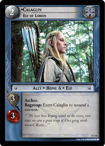 Calaglin, Elf of Lorien (3U10) Card Image