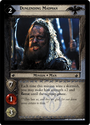 Dunlending Madman (4C12) Card Image