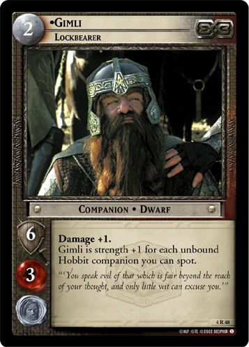 Gimli, Lockbearer (4R48) Card Image