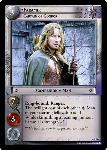 Faramir, Captain of Gondor (4R116) Card Image