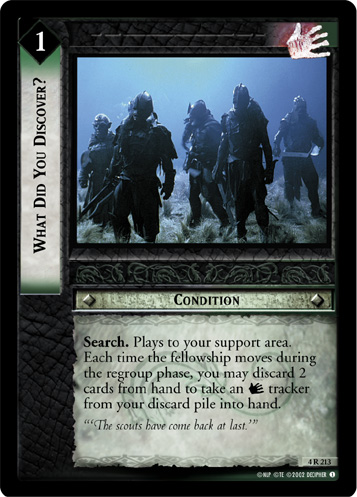 What Did You Discover? (4R213) Card Image