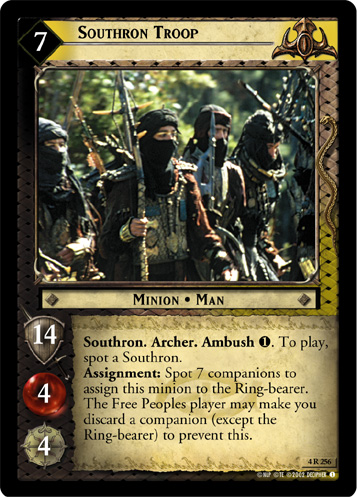 Southron Troop (4R256) Card Image