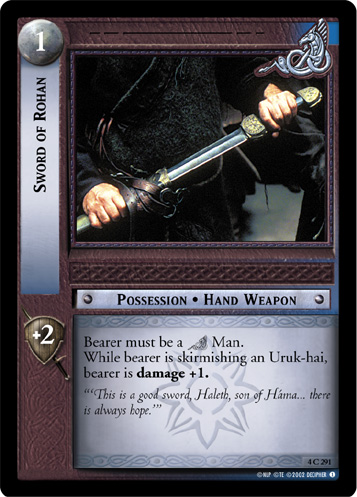 Sword of Rohan (4C291) Card Image