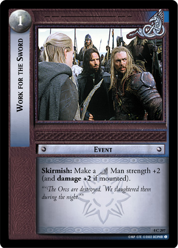 Work for the Sword (4C297) Card Image
