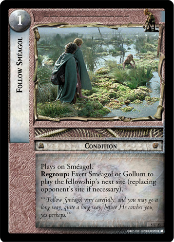 Follow Smeagol (5U23) Card Image