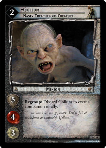 Gollum, Nasty Treacherous Creature (5C24) Card Image