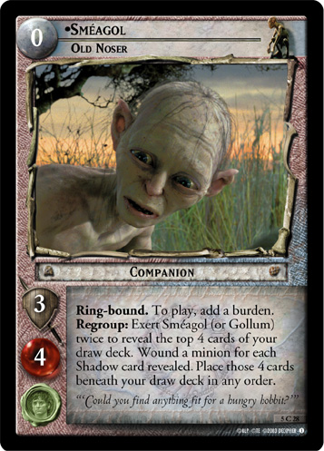 LotR TCG Wiki: Gollum, Dark as Darkness (9R+28)