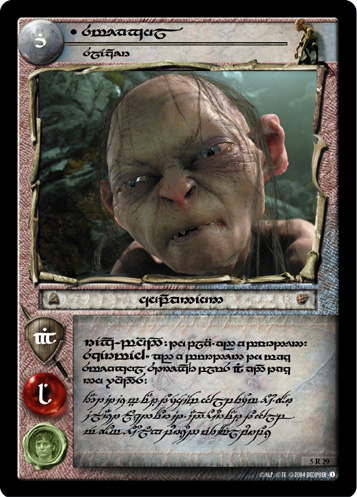 LotR TCG Wiki: Smeagol, Slinker (T) (5R29T)