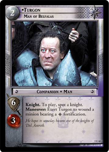 Turgon, Man of Belfalas (5U42) Card Image