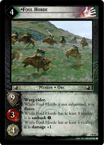 Foul Horde (5R50) Card Image