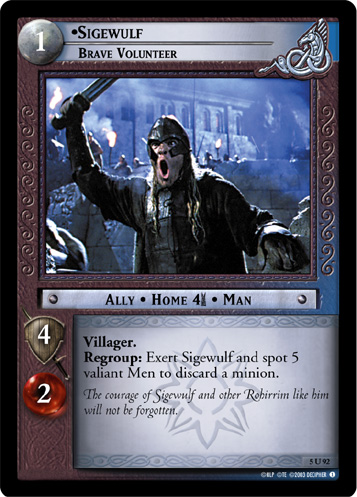 Sigewulf, Brave Volunteer (5U92) Card Image