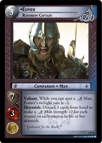 Eomer, Rohirrim Captain (6R92) Card Image