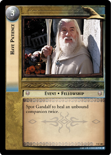 Have Patience (7C40) Card Image