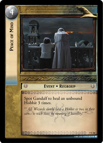 Peace of Mind (7C46) Card Image