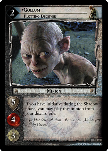 Gollum, Plotting Deceiver (7R58) Card Image