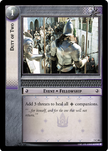 Duty of Two (7C89) Card Image